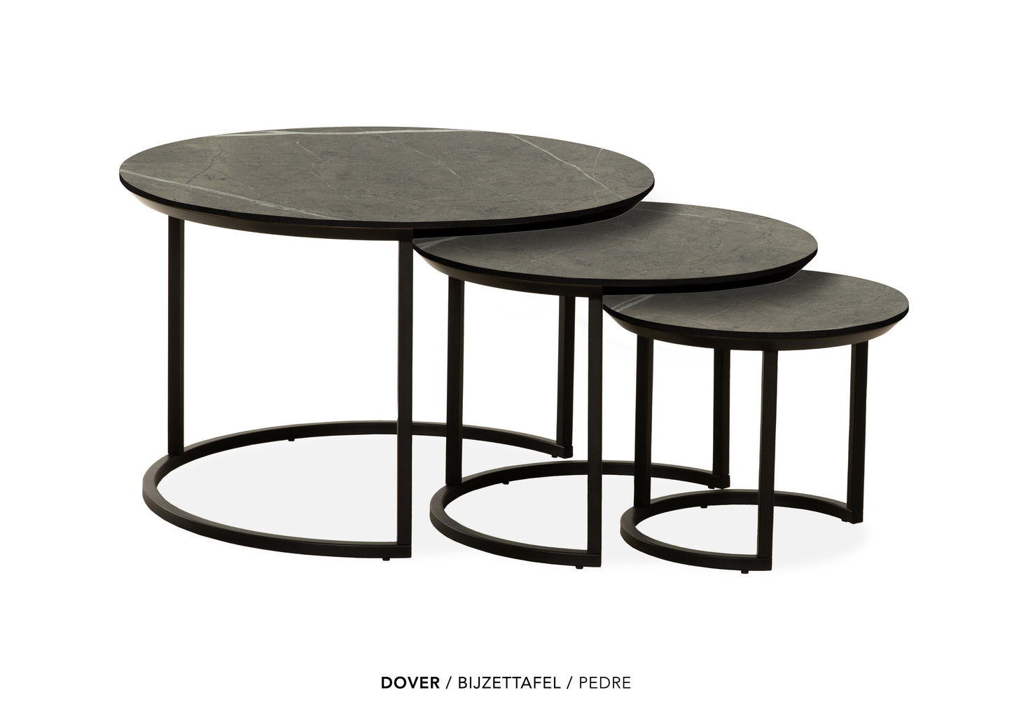 MX-sofa set ronde Lamulux salontafels "Dover" - zeer kras bestendig!