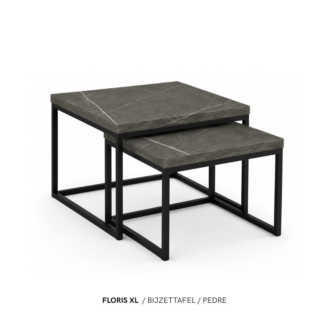 Bijzettafelset “Floris XL” | Set van 2