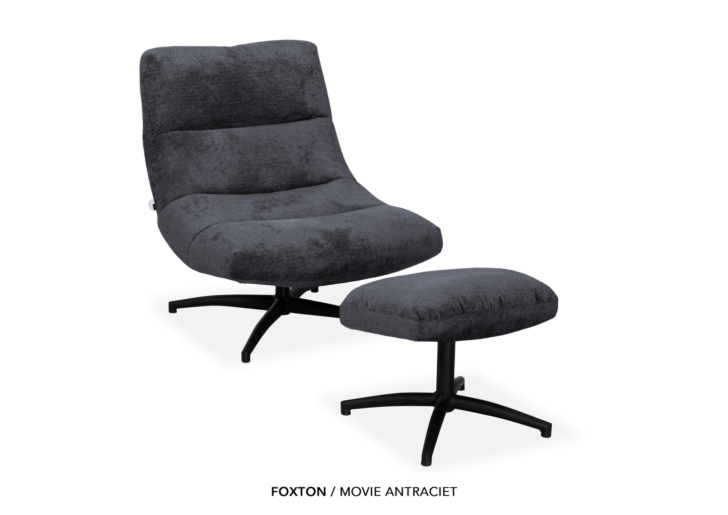 Relaxfauteuil “Foxton” met Hocker