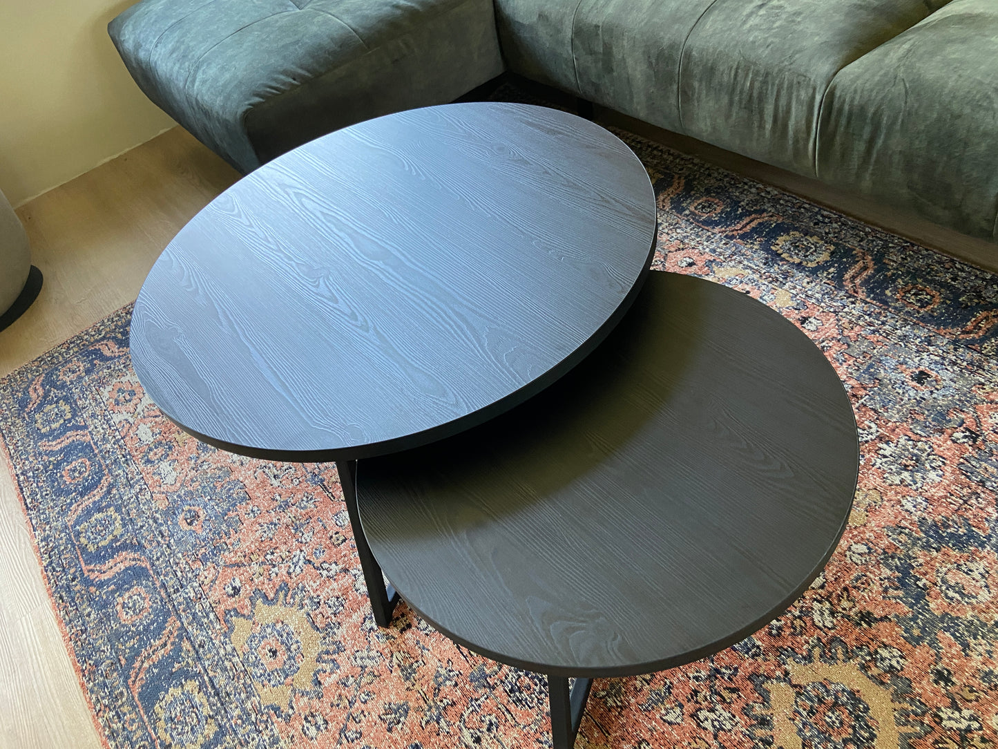 Set ronde Lamulux salontafels - zeer kras bestendig!
