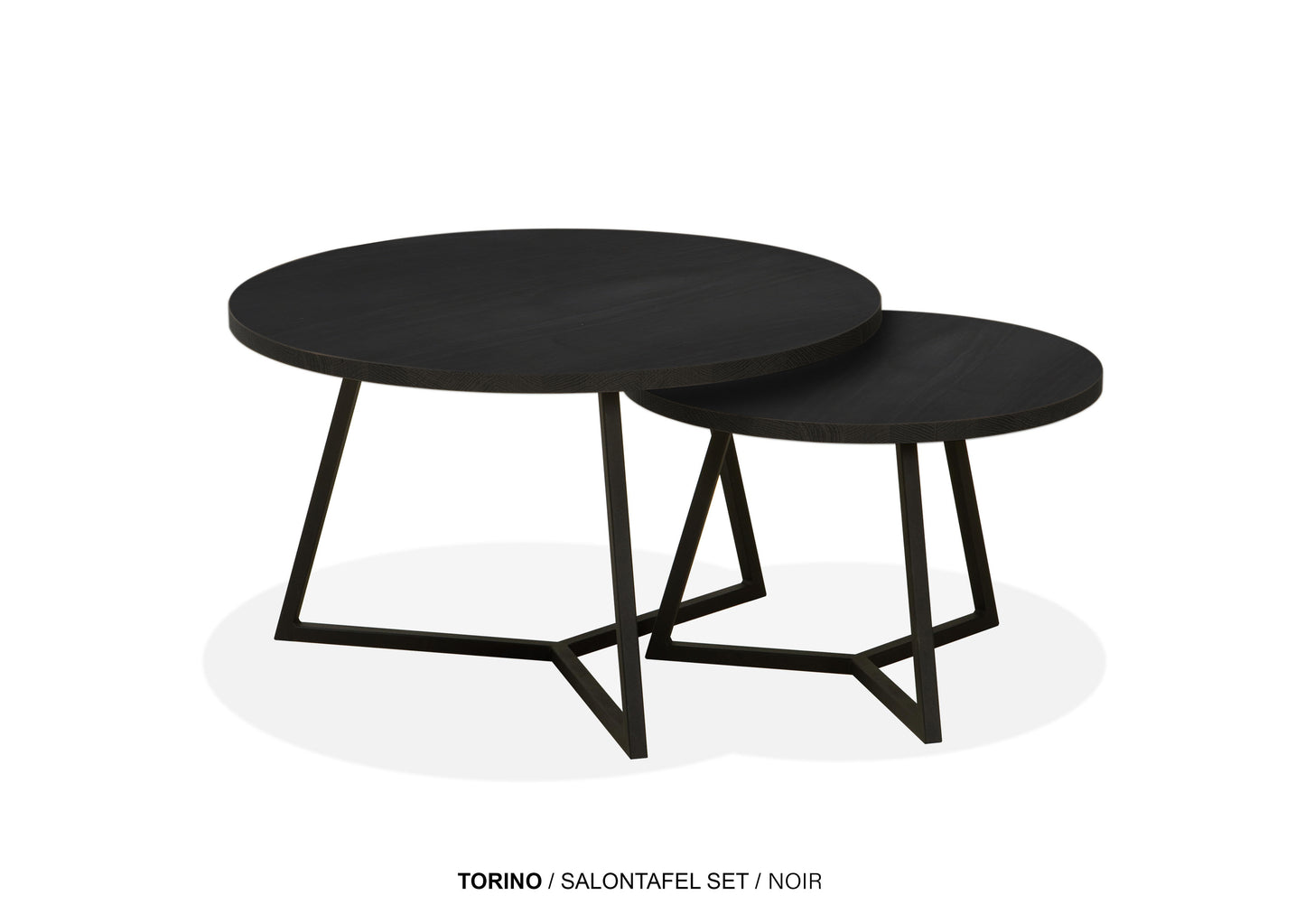 Set ronde Lamulux salontafels - zeer kras bestendig!