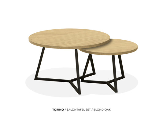 Salontafelset “Torino” | Set van 2