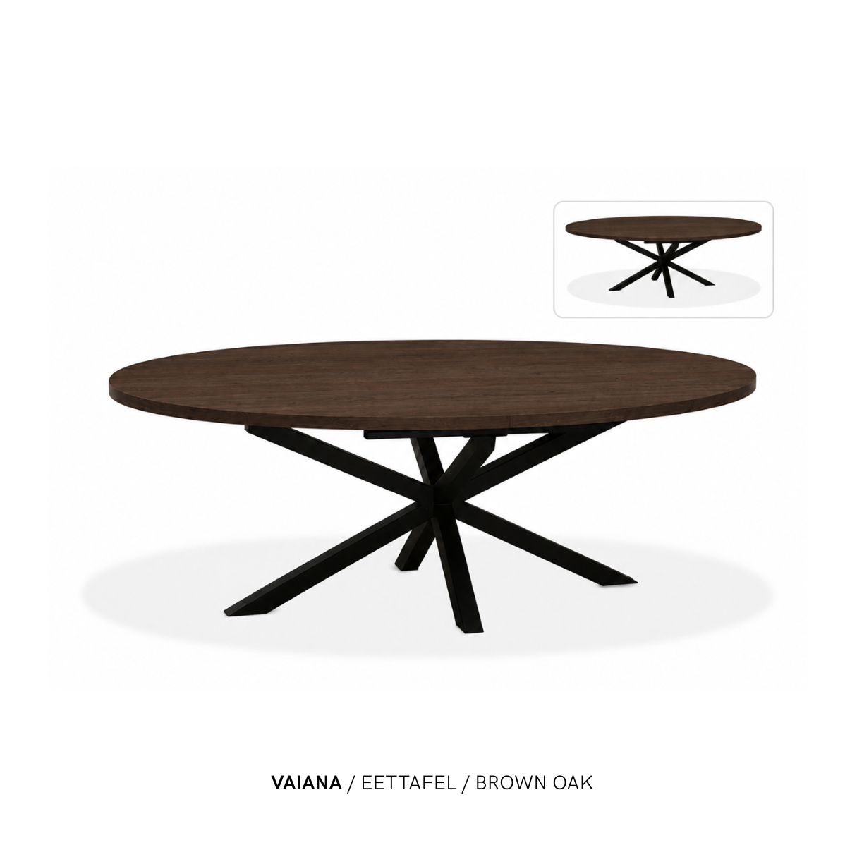 Eettafel “Vaiana” | Ovaal & Uitschuifbaar