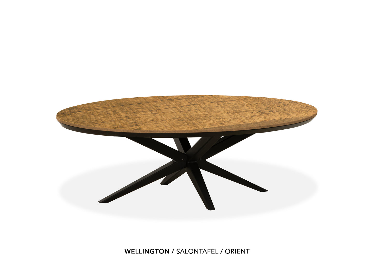 MX-sofa Lamulux salontafels "Wellington" ovaal - zeer kras bestendig!