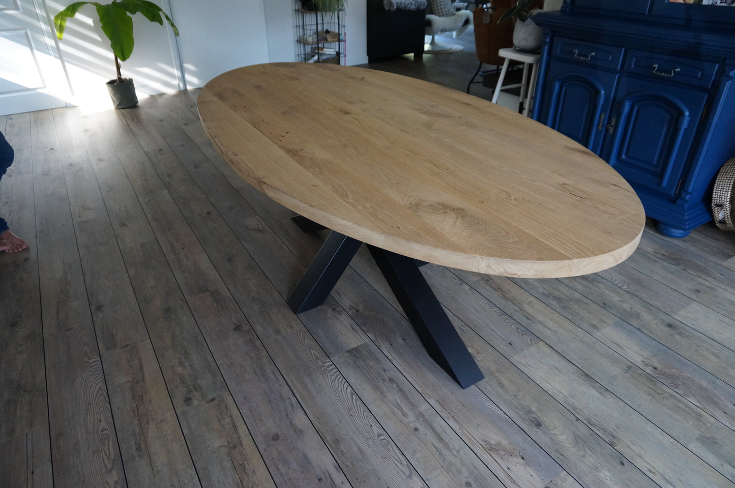 Eikenhouten eettafel