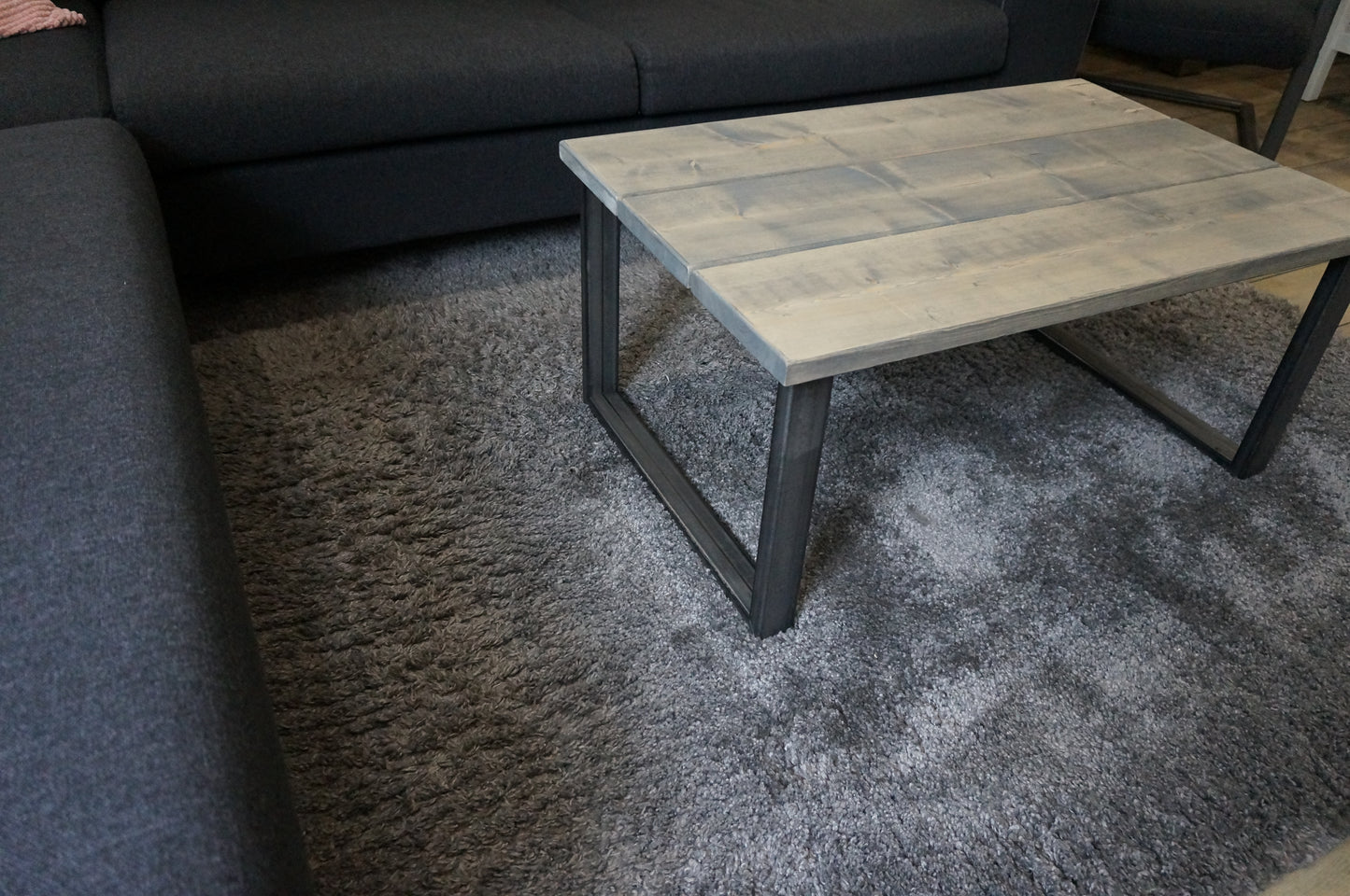Steigerhouten salontafel