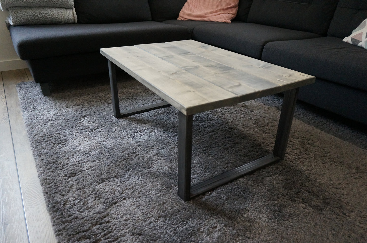 Steigerhouten salontafel