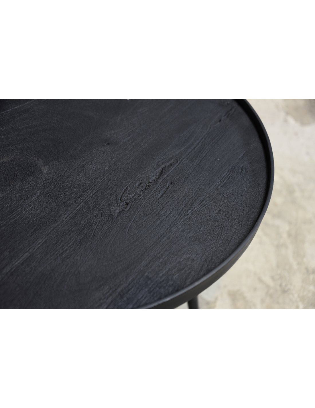 Blackline set ronde salontafels
