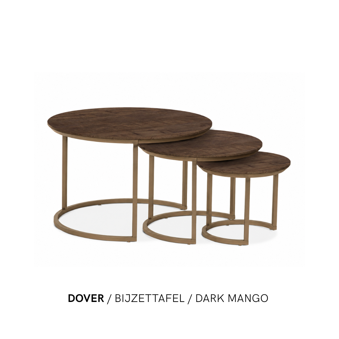 Bijzettafelset “Dover” | Set van 3