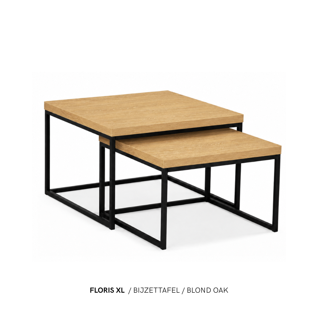 Bijzettafelset “Floris XL” | Set van 2