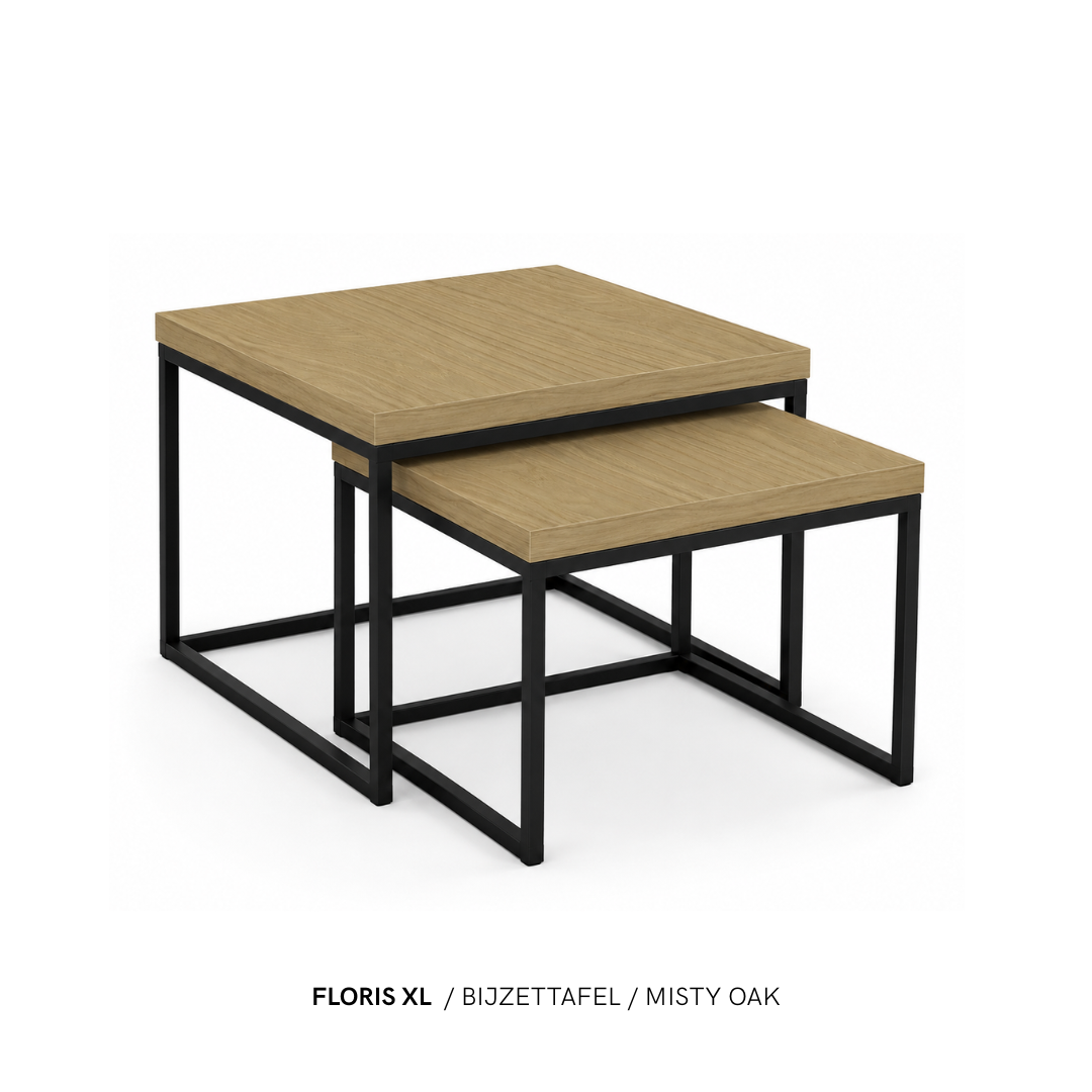 Bijzettafelset “Floris XL” | Set van 2