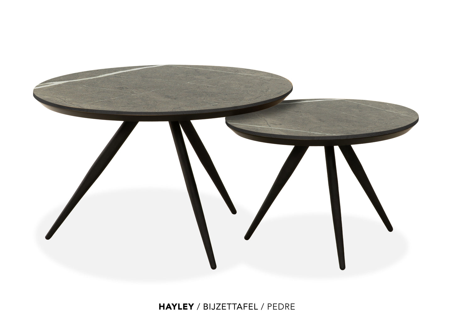 MX-sofa set ronde Lamulux salontafels "Hayley" - zeer kras bestendig!