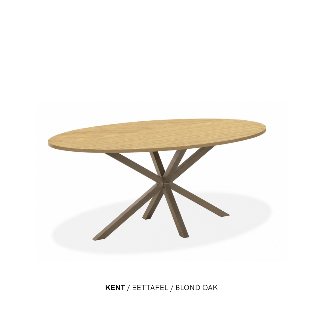 Eettafel “Kent” | Ovaal