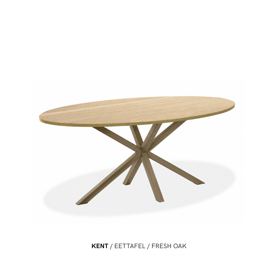 Eettafel “Kent” | Ovaal