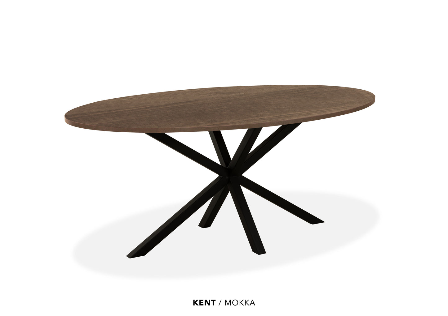 Ovale Lamulux eettafel "Kent" - zeer kras bestendig!