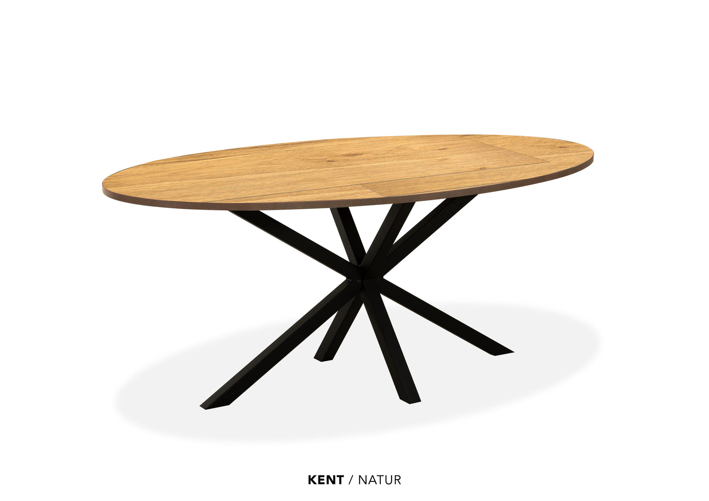 Ovale Lamulux eettafel "Kent" - zeer kras bestendig!