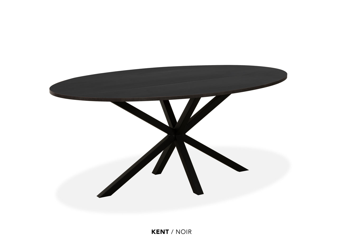 Ovale Lamulux eettafel "Kent" - zeer kras bestendig!
