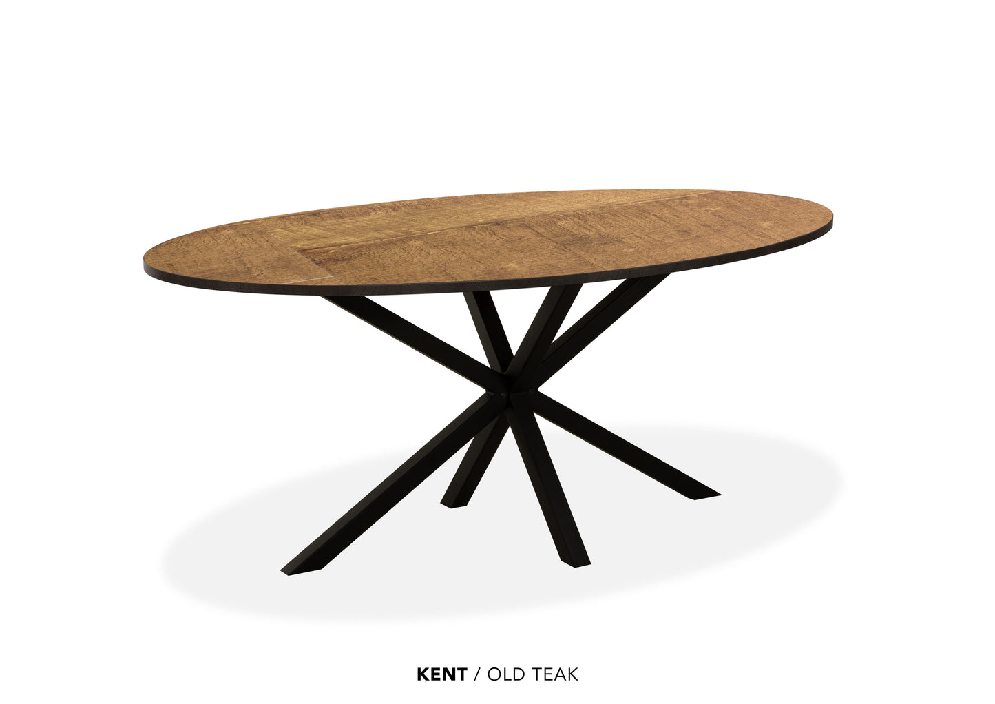 Ovale Lamulux eettafel "Kent" - zeer kras bestendig!