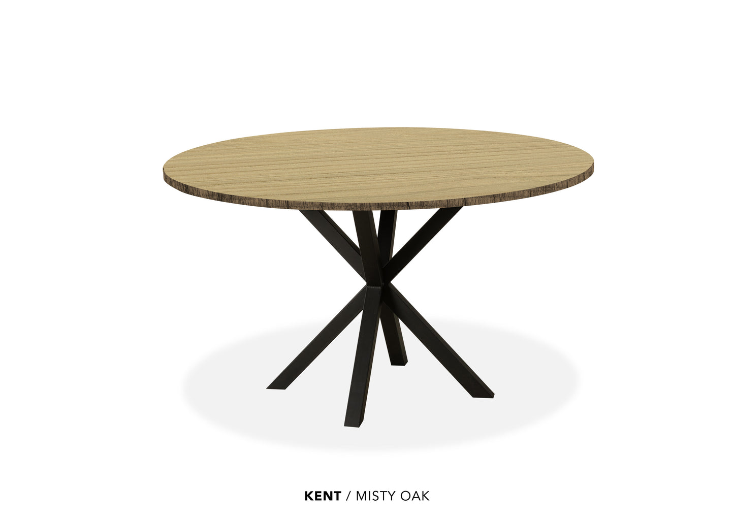 Ronde Lamulux eettafel "Kent" - zeer kras bestendig!