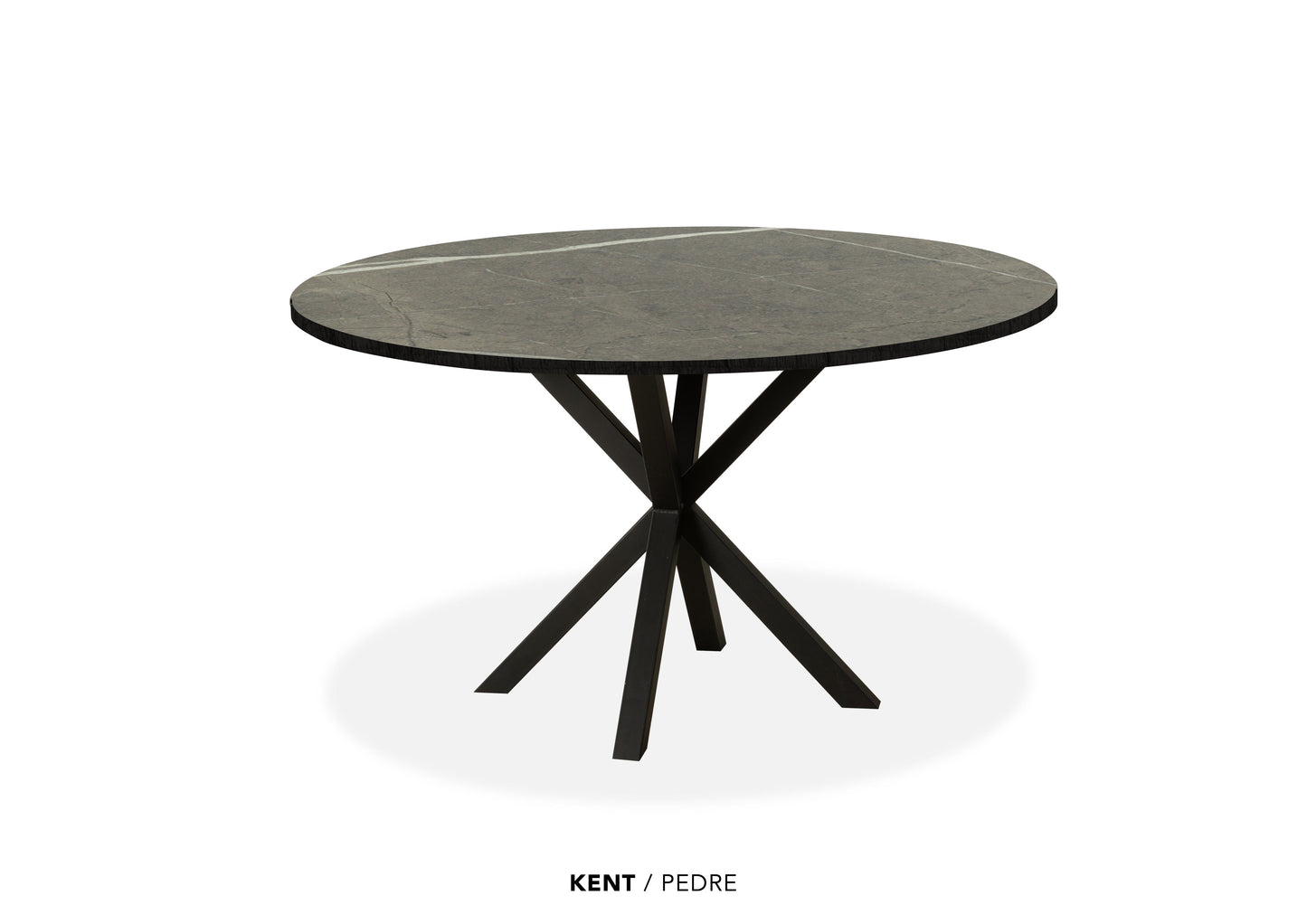 Ronde Lamulux eettafel "Kent" - zeer kras bestendig!