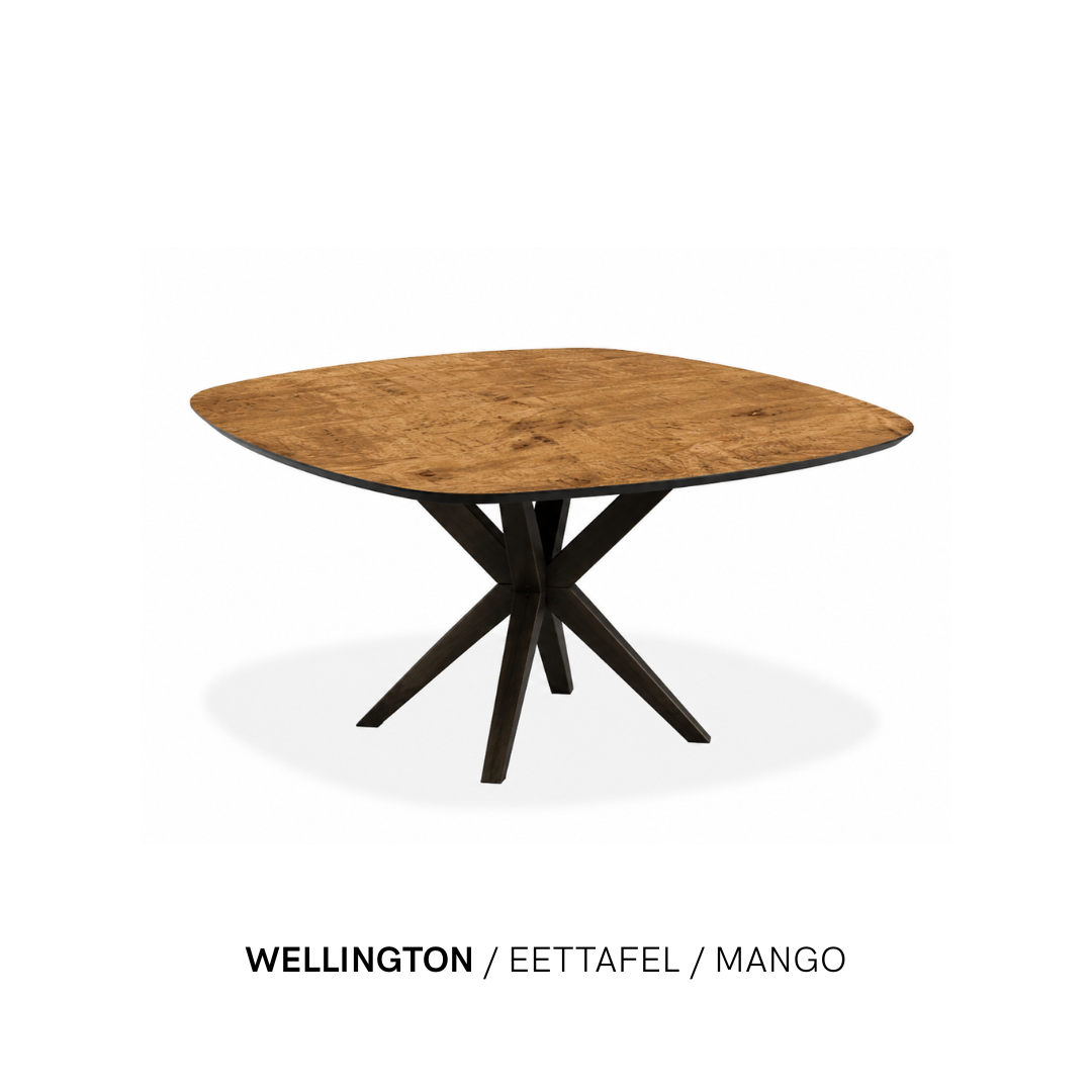 Eettafel “Wellington” | Deens Vierkant