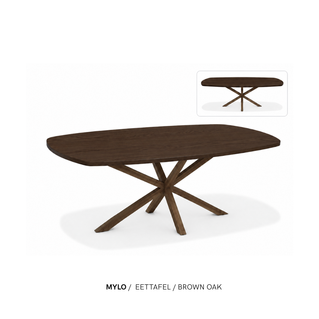 Eettafel “Mylo” | Ovaal & Uitschuifbaar