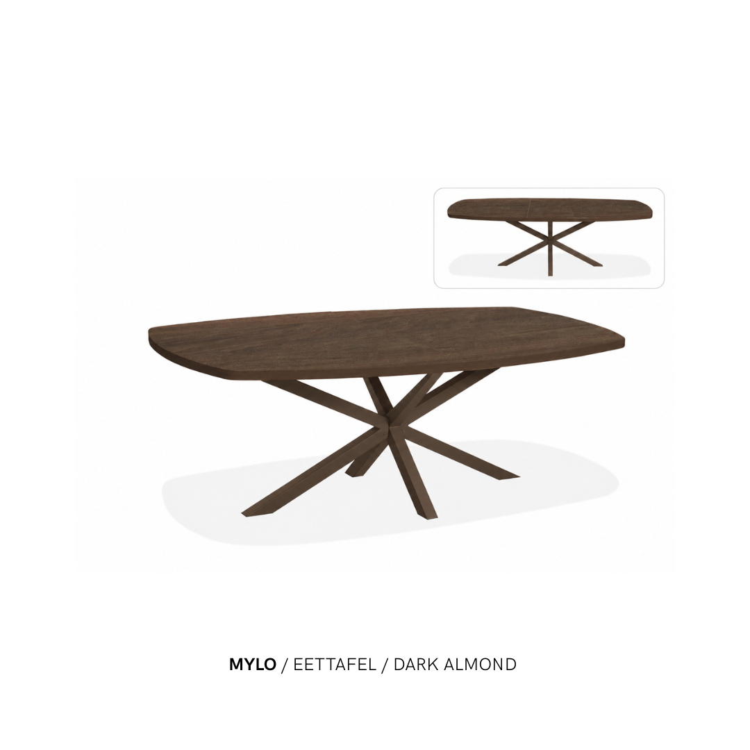 Eettafel “Mylo” | Ovaal & Uitschuifbaar