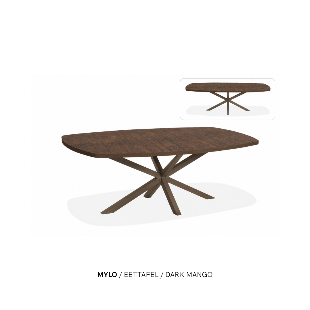Eettafel “Mylo” | Ovaal & Uitschuifbaar