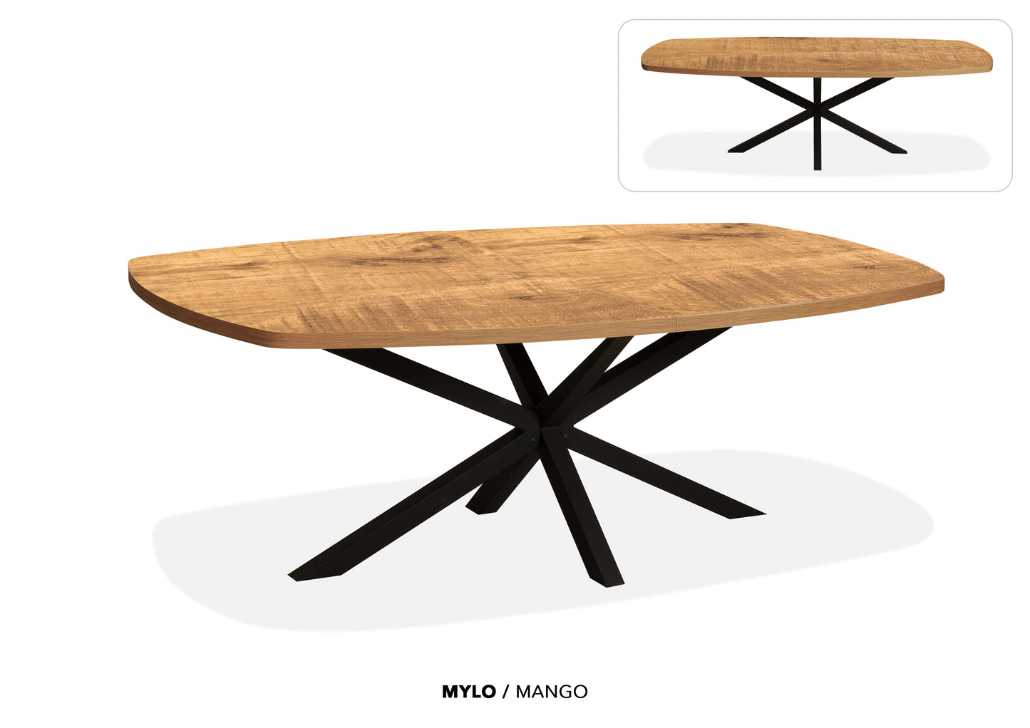 Eettafel “Mylo” | Ovaal & Uitschuifbaar