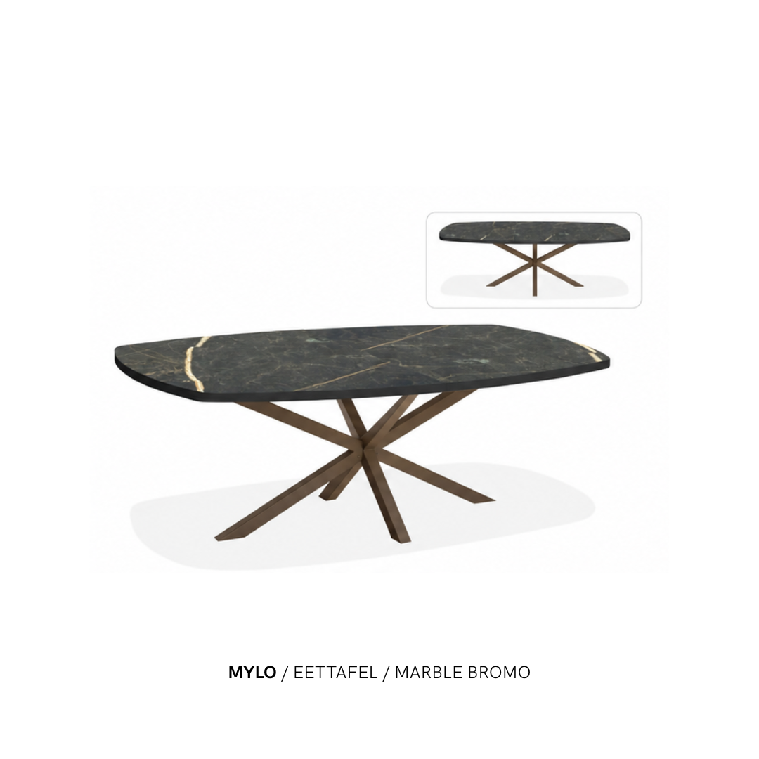 Eettafel “Mylo” | Ovaal & Uitschuifbaar
