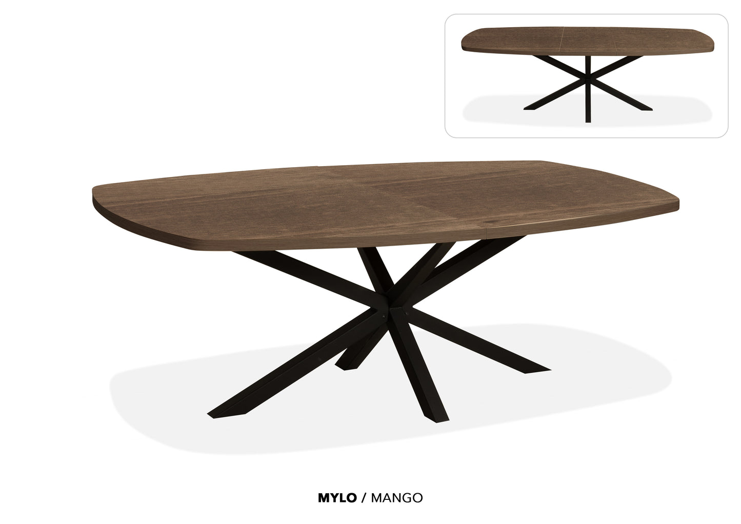 Eettafel “Mylo” | Ovaal & Uitschuifbaar
