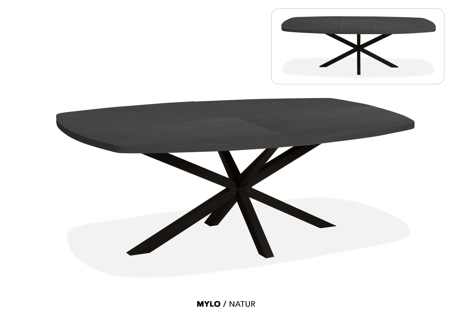 Eettafel “Mylo” | Ovaal & Uitschuifbaar