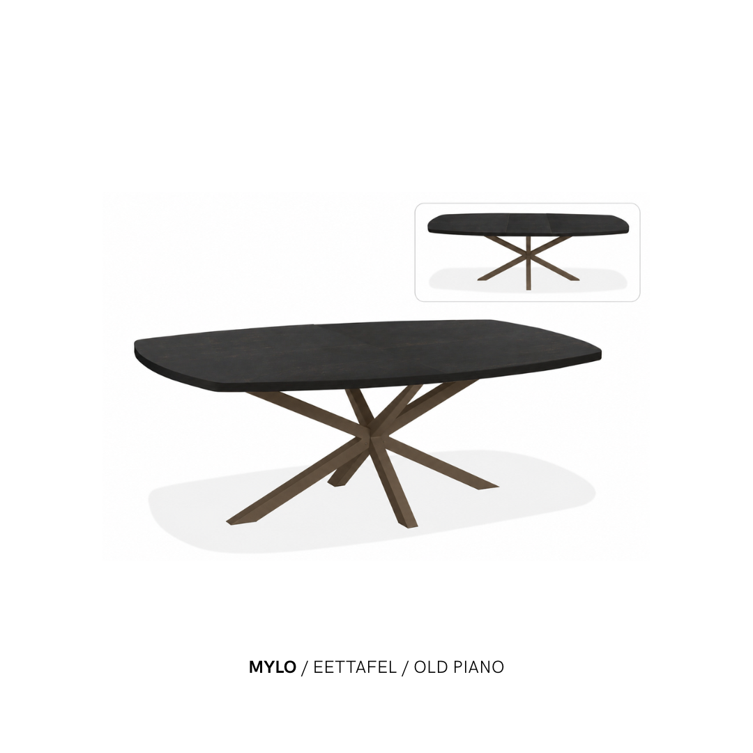 Eettafel “Mylo” | Ovaal & Uitschuifbaar