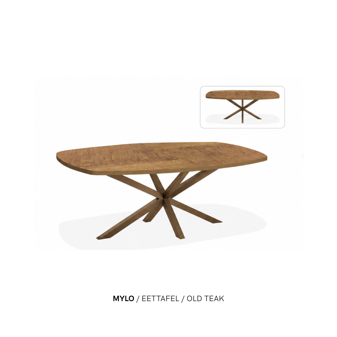 Eettafel “Mylo” | Ovaal & Uitschuifbaar
