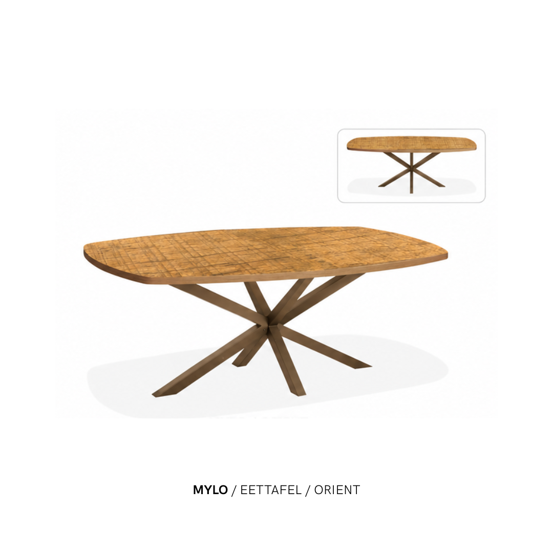 Eettafel “Mylo” | Ovaal & Uitschuifbaar