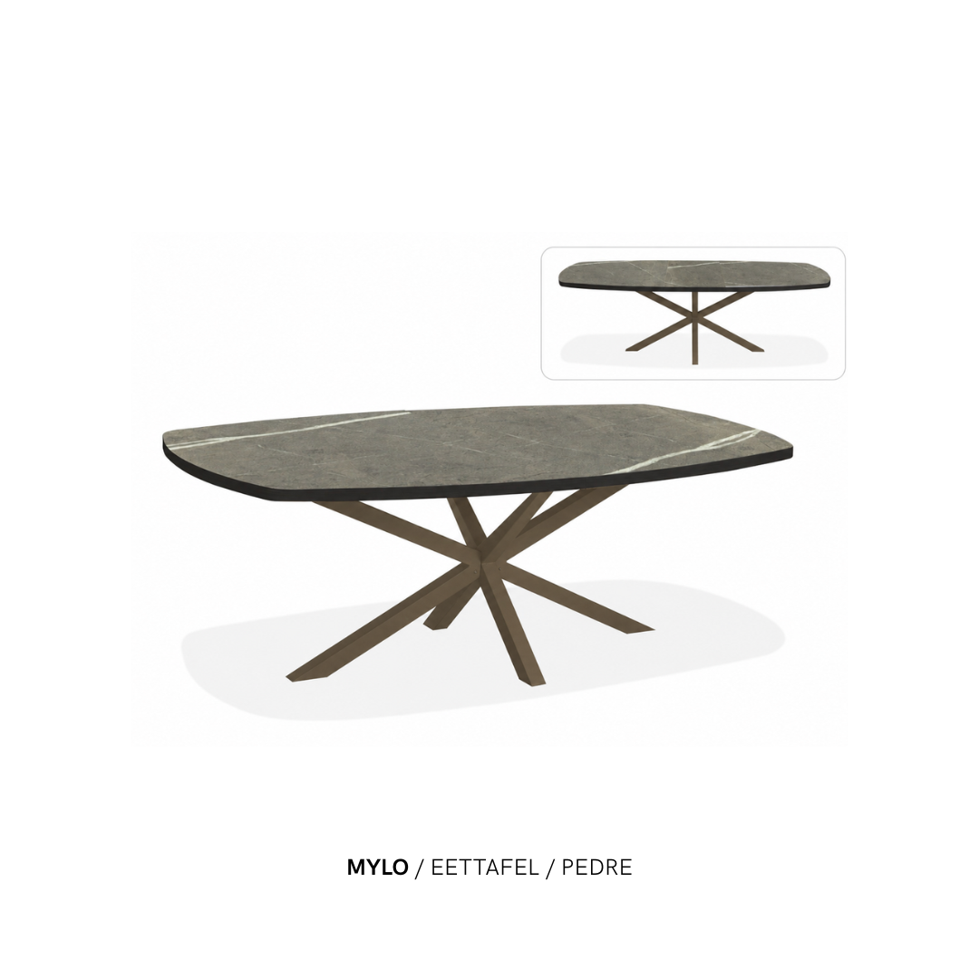 Eettafel “Mylo” | Ovaal & Uitschuifbaar