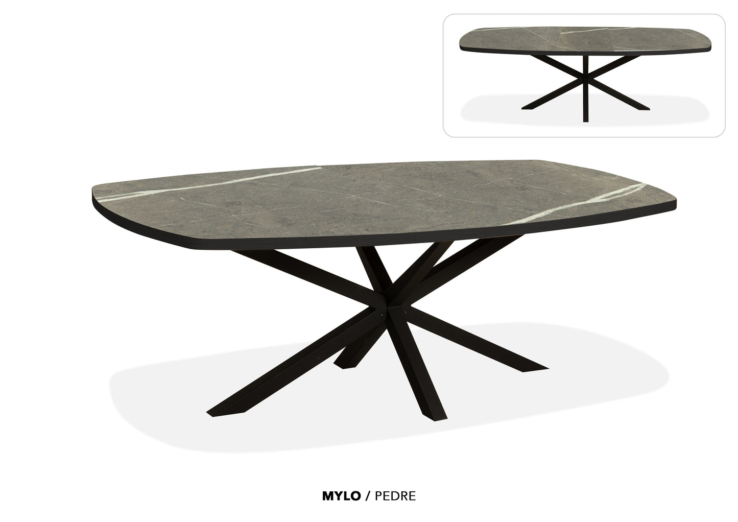 Eettafel “Mylo” | Ovaal & Uitschuifbaar