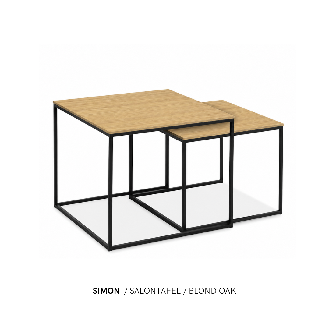 Salontafelset “Simon” | Set van 2