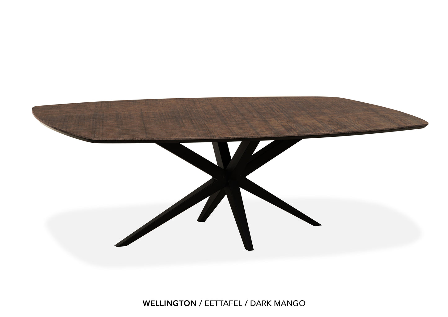 Deens ovale Lamulux eettafel "Wellington" - zeer kras bestendig!