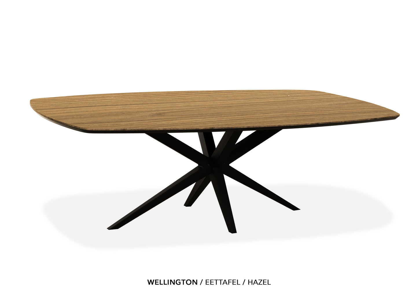 Deens ovale Lamulux eettafel "Wellington" - zeer kras bestendig!