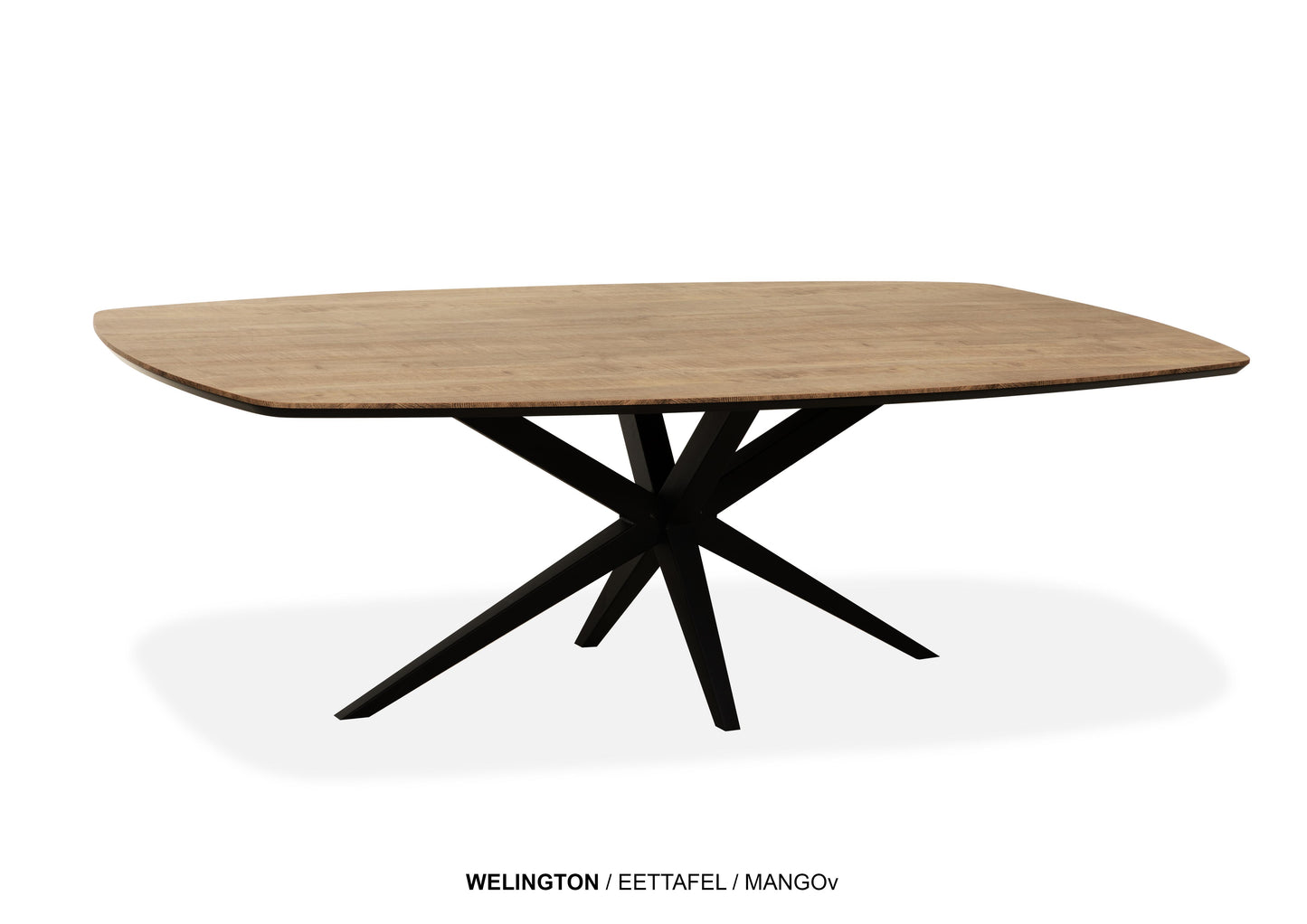 Deens ovale Lamulux eettafel "Wellington" - zeer kras bestendig!
