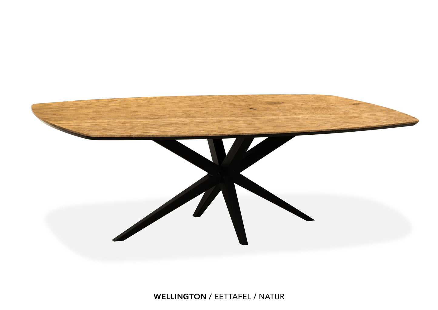 Deens ovale Lamulux eettafel "Wellington" - zeer kras bestendig!