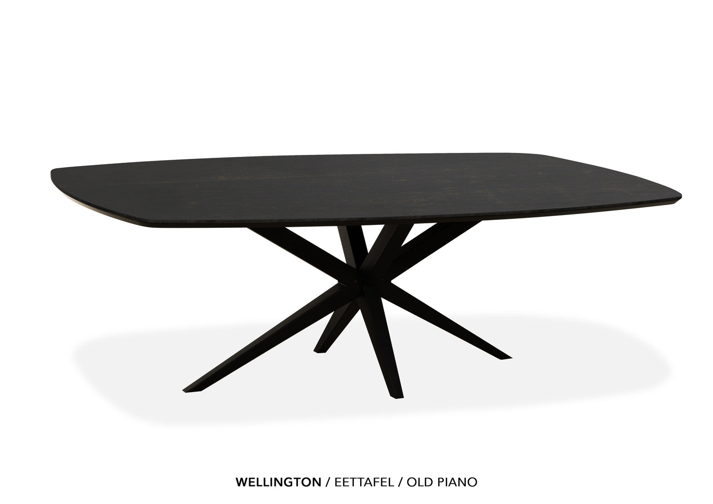 Deens ovale Lamulux eettafel "Wellington" - zeer kras bestendig!