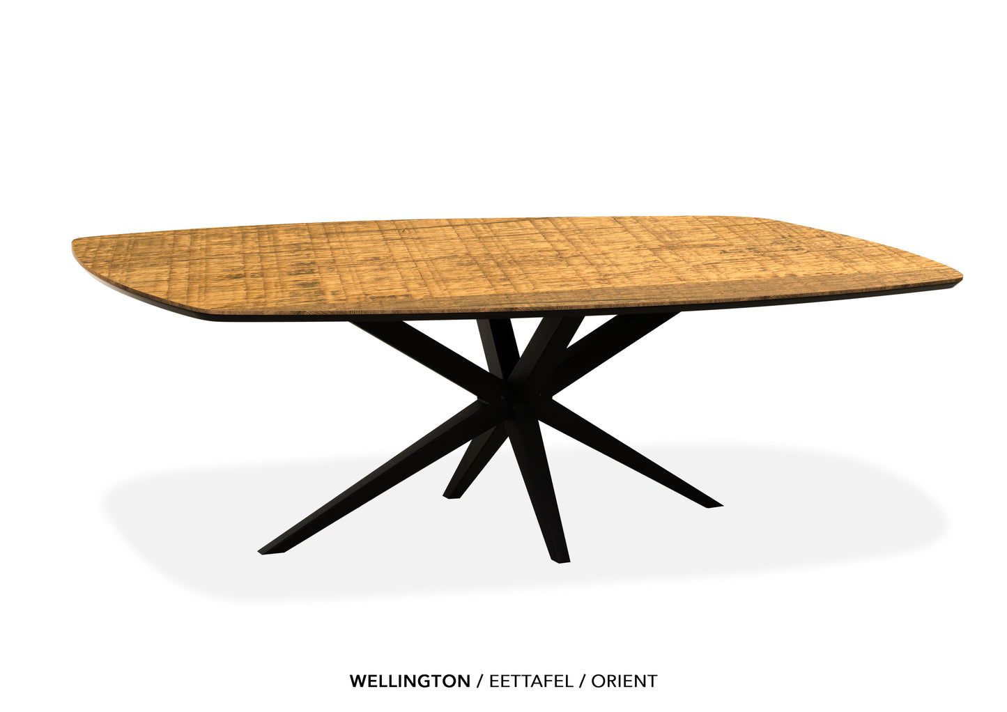 Deens ovale Lamulux eettafel "Wellington" - zeer kras bestendig!