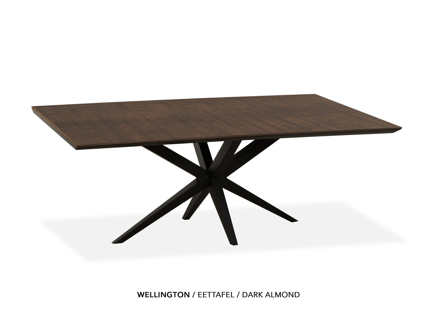 Rechte Lamulux eettafel "Wellington" - zeer kras bestendig!