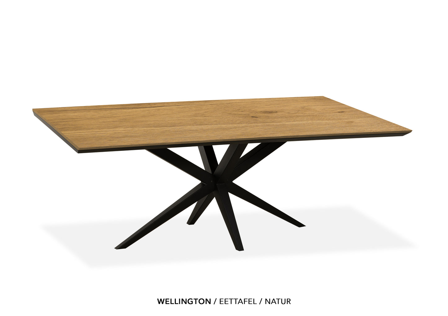 Rechte Lamulux eettafel "Wellington" - zeer kras bestendig!