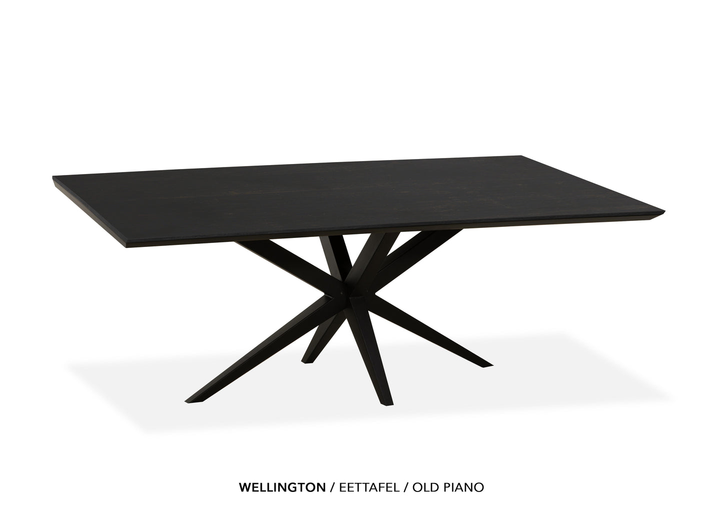 Rechte Lamulux eettafel "Wellington" - zeer kras bestendig!