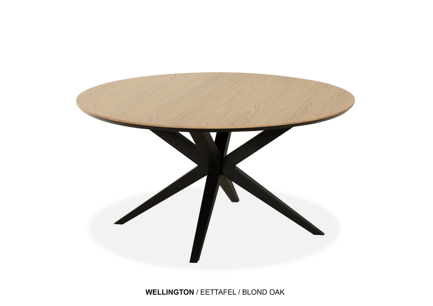 Ronde Lamulux eettafel "Wellington" - zeer kras bestendig!