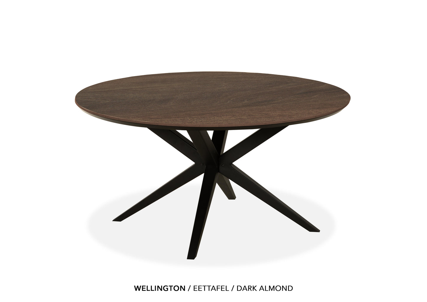 Ronde Lamulux eettafel "Wellington" - zeer kras bestendig!