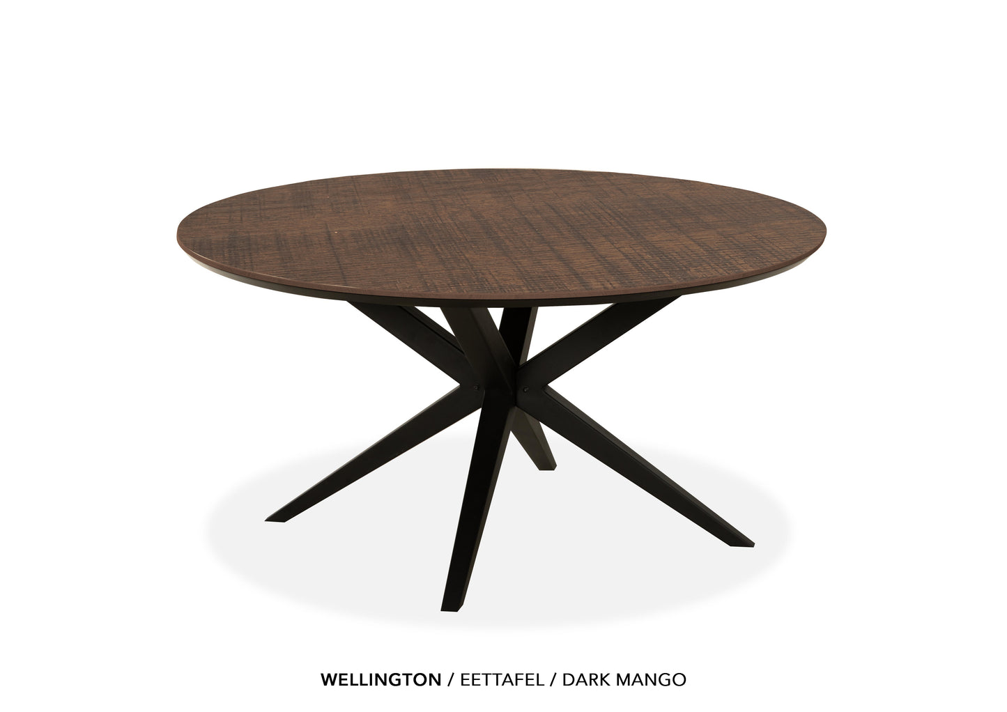Ronde Lamulux eettafel "Wellington" - zeer kras bestendig!